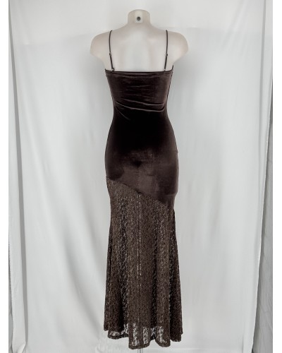 VESTIDO TERCIOPELO LARGO GIOVANNA FIESTA