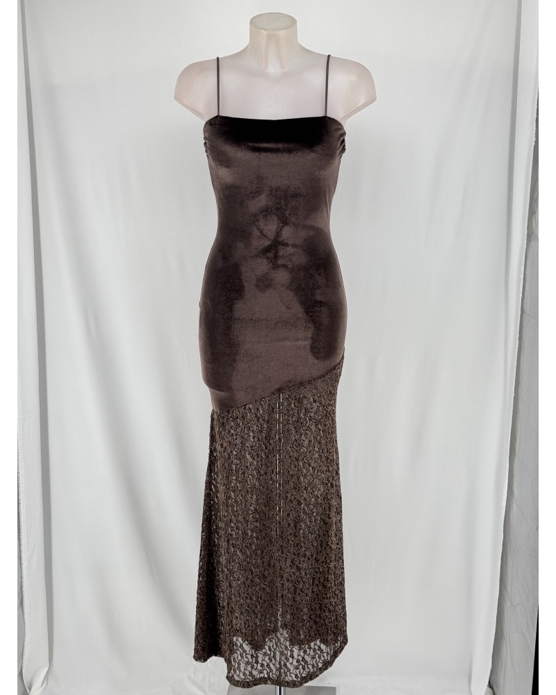 VESTIDO TERCIOPELO LARGO GIOVANNA FIESTA