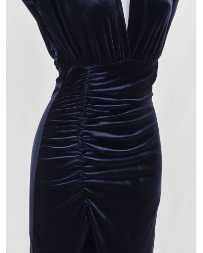 VESTIDO LARGO TERCIOPELO FRANCESCA FIESTA