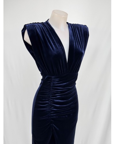 VESTIDO LARGO TERCIOPELO FRANCESCA FIESTA