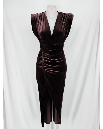 VESTIDO LARGO TERCIOPELO FRANCESCA FIESTA