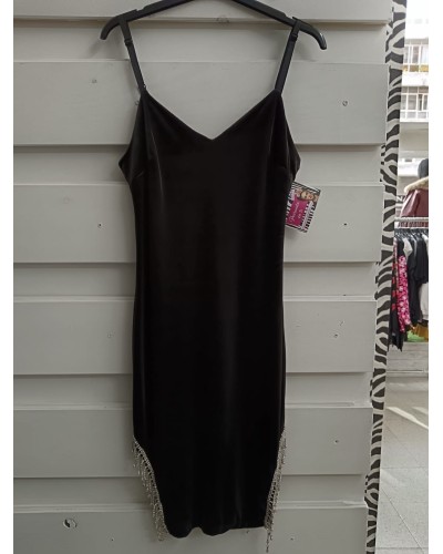 Vestido Terciopelo con Espejos – Glamour y Brillo | Pensando en Ti