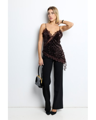 TOP LENCERO LENTEJUELAS FIESTA