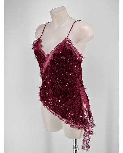 TOP LENCERO LENTEJUELAS FIESTA