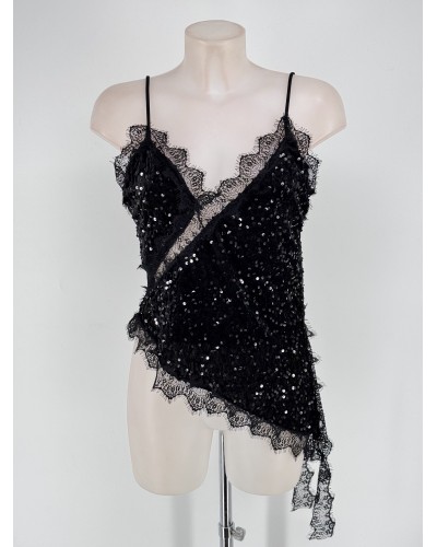 TOP LENCERO LENTEJUELAS FIESTA