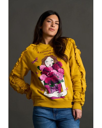 SUDADERA HORTENSIA ANABEL LEE