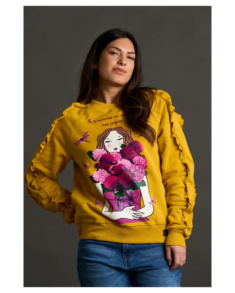 SUDADERA HORTENSIA ANABEL LEE