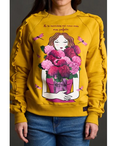 SUDADERA HORTENSIA ANABEL LEE