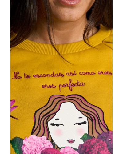 SUDADERA HORTENSIA ANABEL LEE