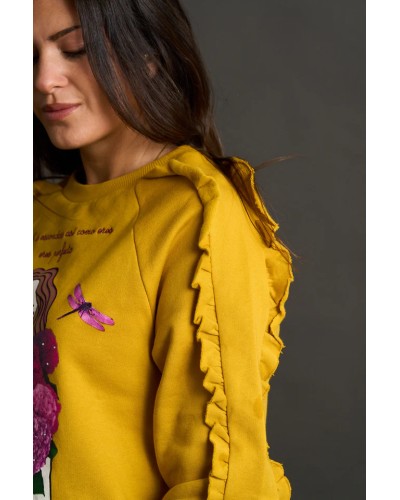 SUDADERA HORTENSIA ANABEL LEE