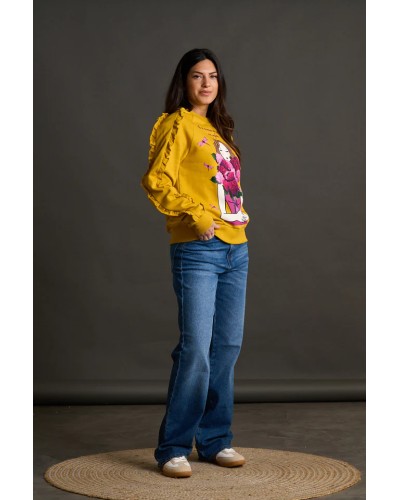 SUDADERA HORTENSIA ANABEL LEE