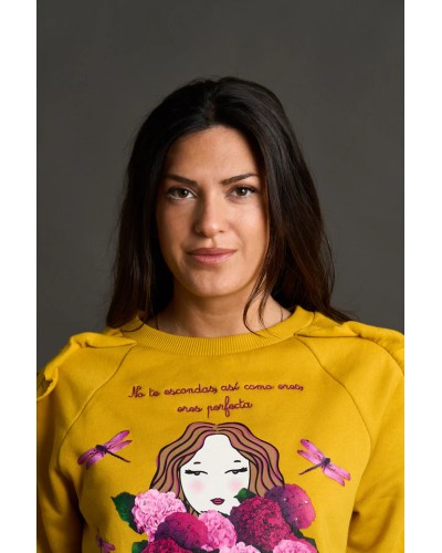 SUDADERA HORTENSIA ANABEL LEE