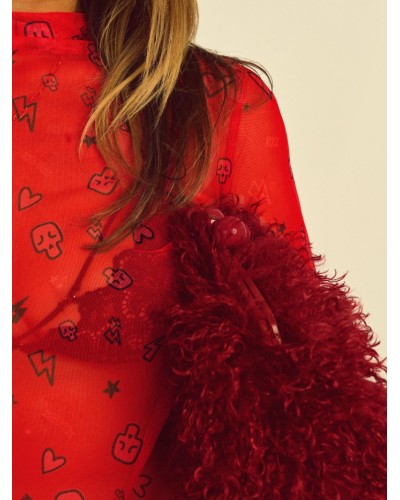 Camiseta Tul “Sara” Aire Retro – Segunda Piel Chic | Pensando en Ti