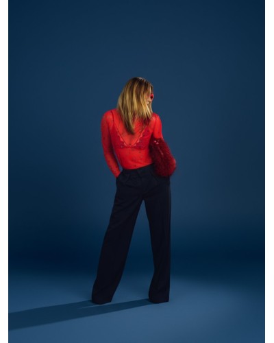 Camiseta Tul “Sara” Aire Retro – Segunda Piel Chic | Pensando en Ti