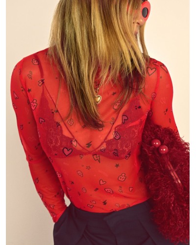 Camiseta Tul “Sara” Aire Retro – Segunda Piel Chic | Pensando en Ti