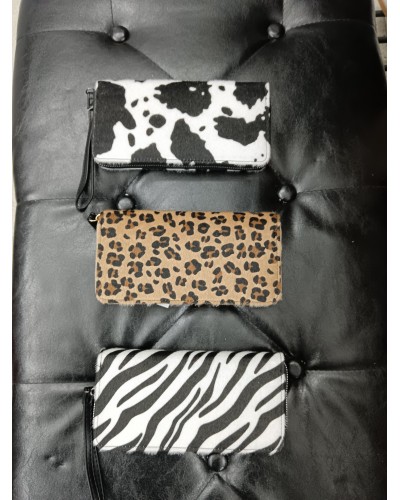 CARTERA ESTAMPADA ANIMAL PRINT