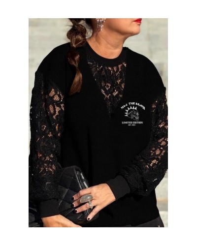 Sudadera Lace Rebel Negra | NOC The Brand – Estilo Urbano y Exclusivo