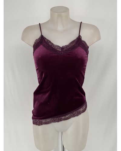 LENCERA ASIMÉTRICA TERCIOPELO