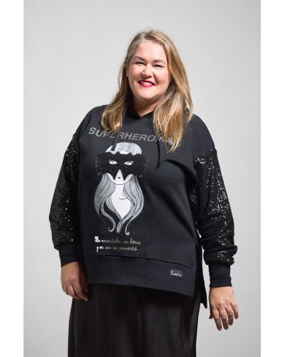 SUDADERA SUPERHEROÍNA ANABEL LEE