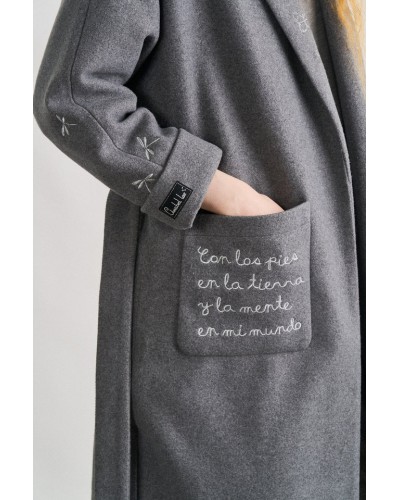 ABRIGO GREY STUDIO ANABEL LEE