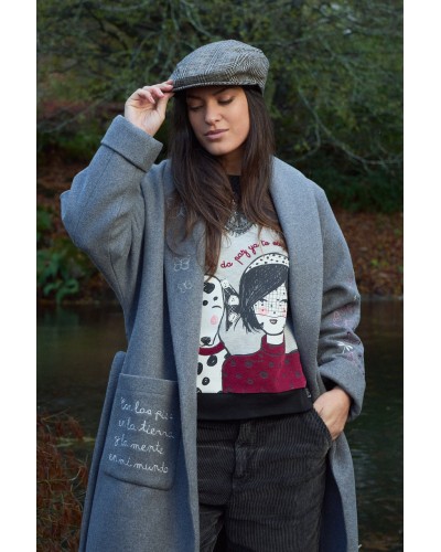 ABRIGO GREY STUDIO ANABEL LEE