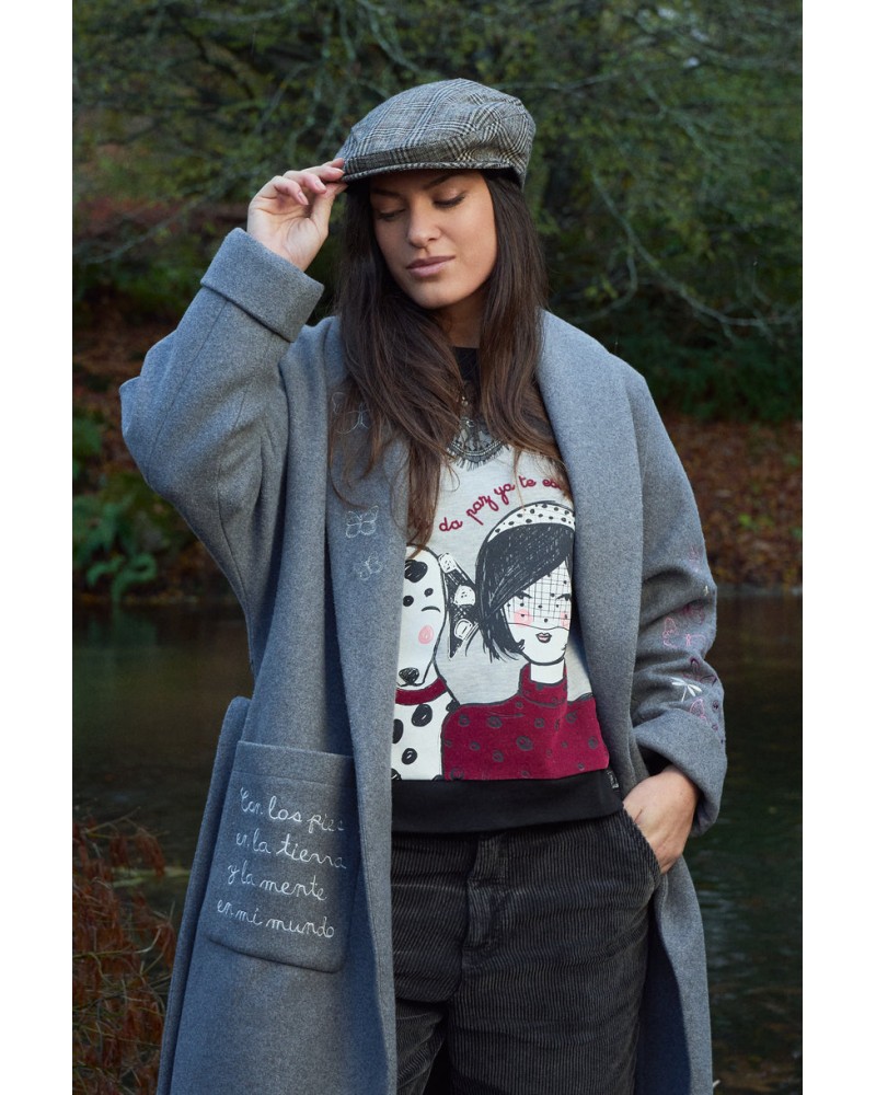 ABRIGO GREY STUDIO ANABEL LEE