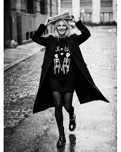 VESTIDO JERSEY PUNTO "ROCK & LOVE"