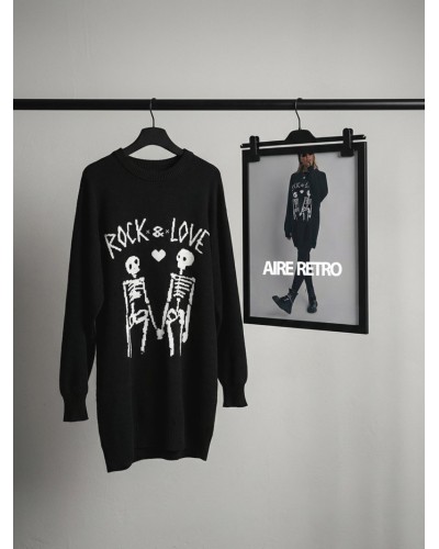 VESTIDO JERSEY PUNTO "ROCK & LOVE"