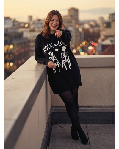 VESTIDO JERSEY PUNTO "ROCK & LOVE"