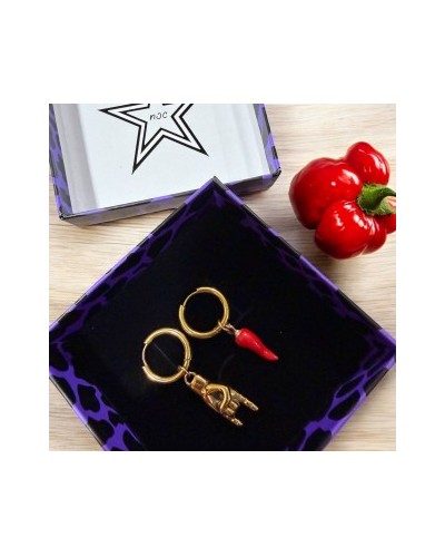 PENDIENTES DUO MINI ROCK NOC THE BRAND