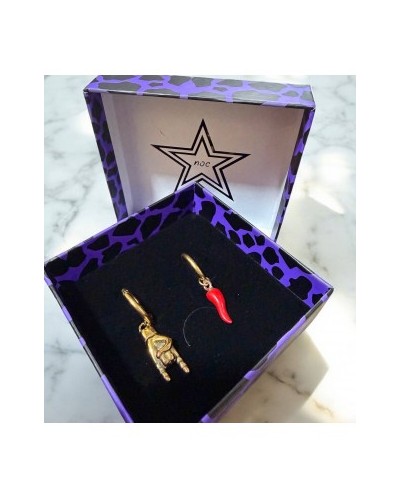 PENDIENTES DUO MINI ROCK NOC THE BRAND