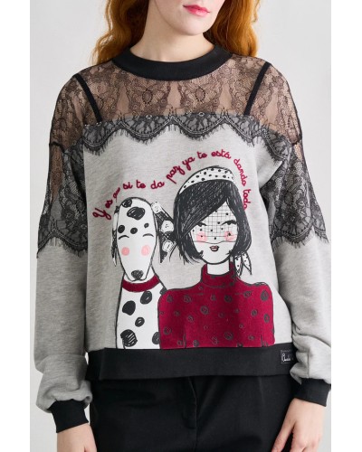 SUDADERA DÁLMATA ANABEL LEE