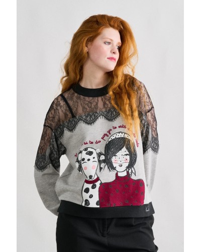 SUDADERA DÁLMATA ANABEL LEE