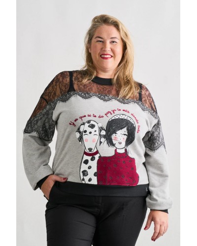 SUDADERA DÁLMATA ANABEL LEE