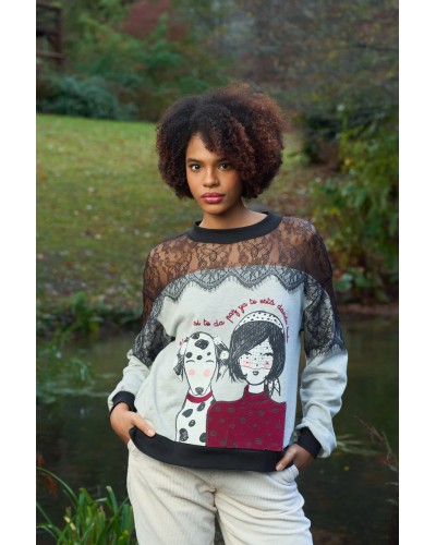 SUDADERA DÁLMATA ANABEL LEE