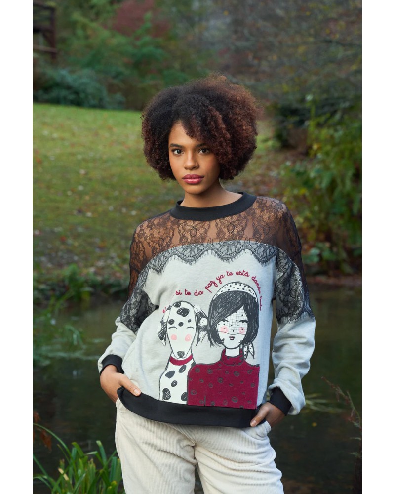 SUDADERA DÁLMATA ANABEL LEE