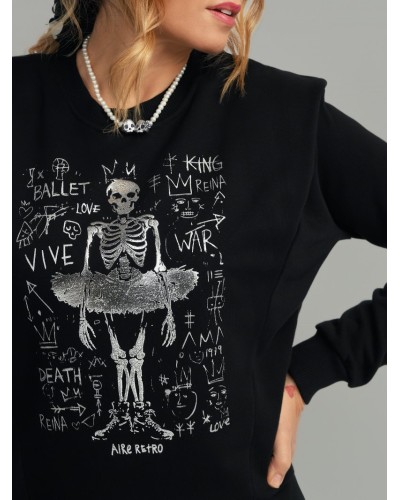 SUDADERA "BALLET" AIRE RETRO