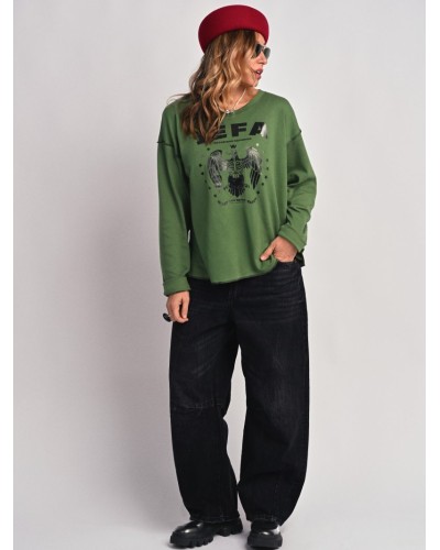 CAMISETA JEFA VERDE AIRE RETRO