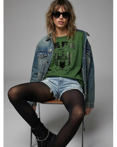 CAMISETA JEFA VERDE AIRE RETRO