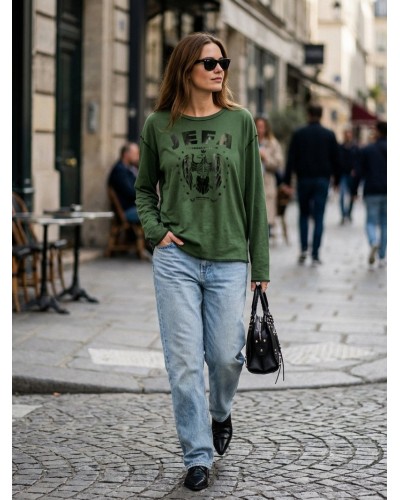 CAMISETA JEFA VERDE AIRE RETRO