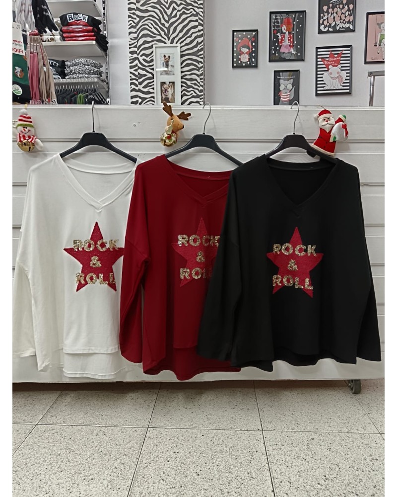 CAMISETA ROCK AND ROLL