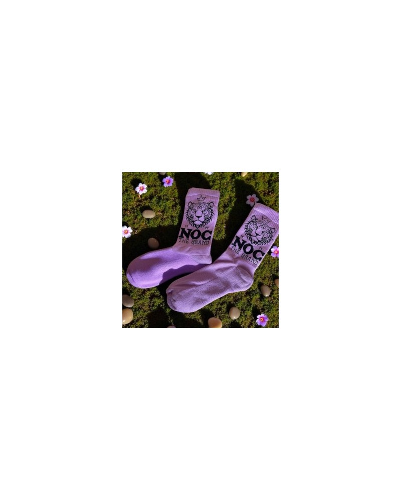 CALCETIN TIGER LILA NOC THE BRAND