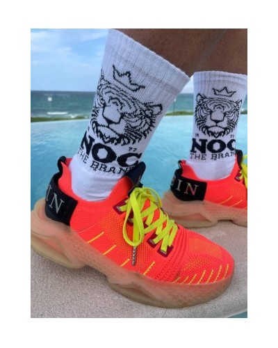 CALCETIN TIGER BLANCO NOC THE BRAND