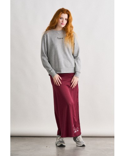 SUDADERA BÁSICA GRIS ANABEL LEE