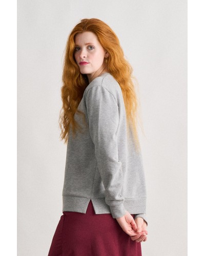 SUDADERA BÁSICA GRIS ANABEL LEE