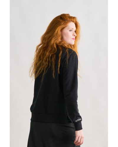 SUDADERA BÁSICA NEGRA ANABEL LEE