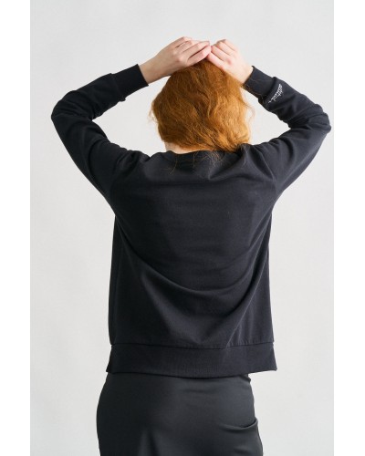 SUDADERA BÁSICA NEGRA ANABEL LEE