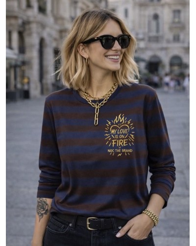 Camiseta My Love Is On Fire – NOC The Brand | Pensando en Ti Shop