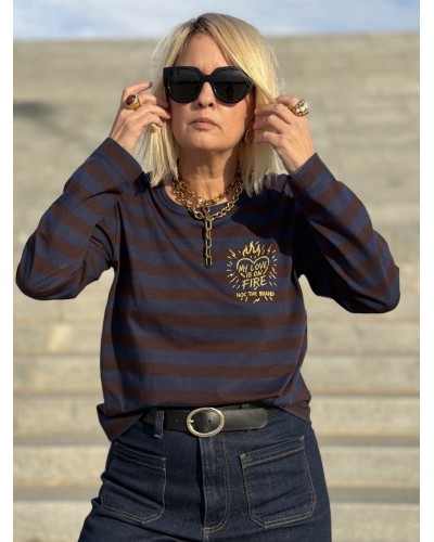 Camiseta My Love Is On Fire – NOC The Brand | Pensando en Ti Shop