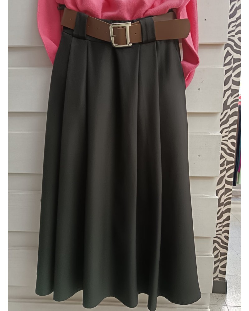 FALDA MIDI FLUIDA
